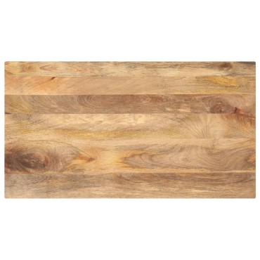 vidaXL Επιφάνεια Τραπεζιού Ορθογώνια 100x70x3,8cm Μασίφ Ξύλο Μάνγκο 1 τεμ.