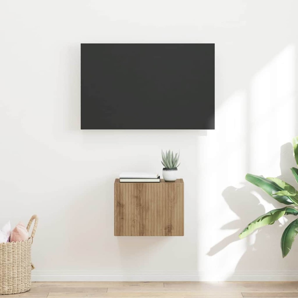 vidaXL Ντουλάπι Τηλεόρασης Τοίχου 39x31x29,5cm Επεξεργασμένο Ξύλο