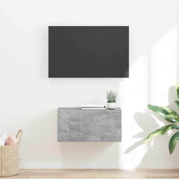 vidaXL Ντουλάπι Τηλεόρασης Τοίχου 60x31x29,5cm Σκυρόδεμα