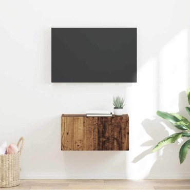 vidaXL Ντουλάπι Τηλεόρασης Τοίχου 60x31x29,5cm Παλιό Ξύλο