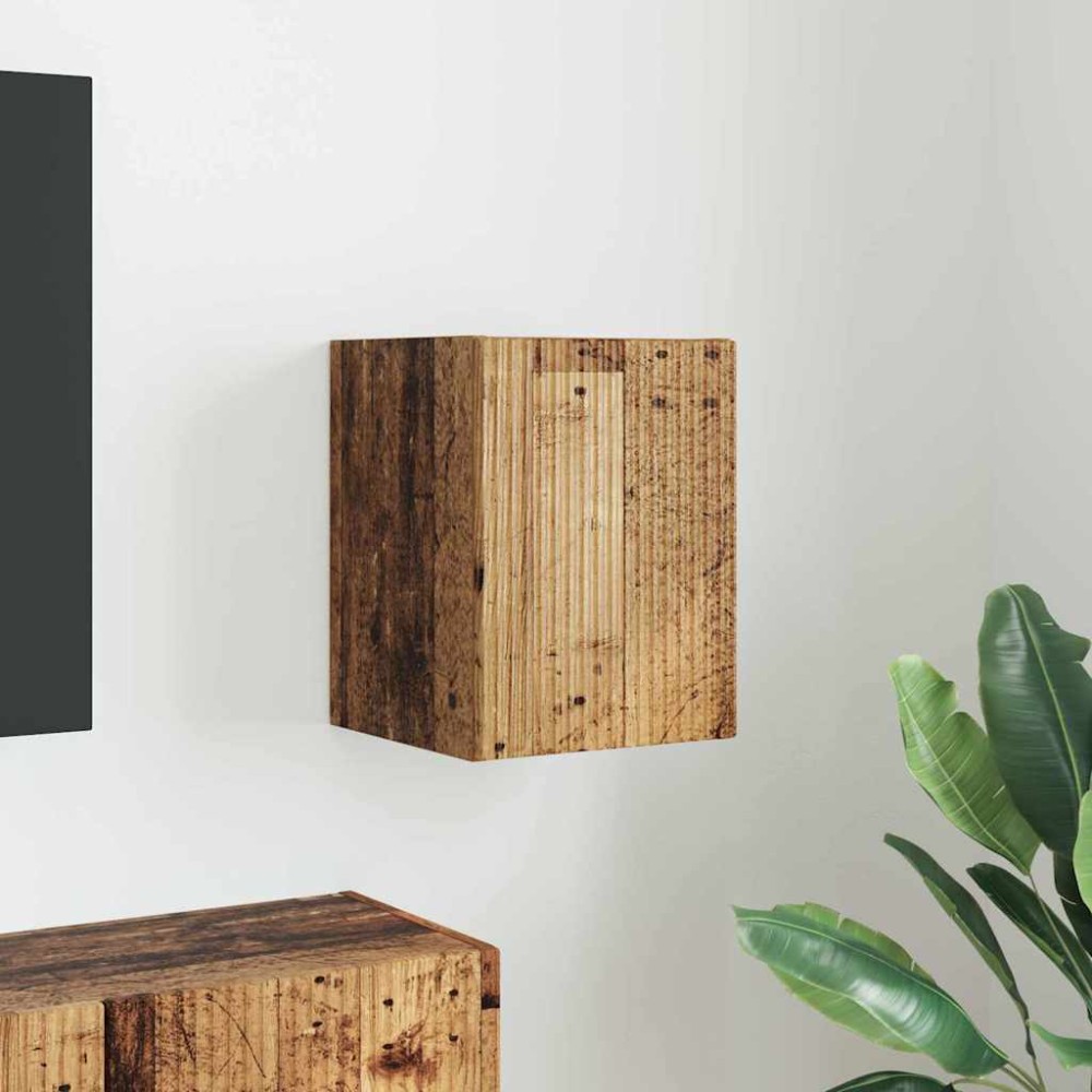 vidaXL Ντουλάπι Τηλεόρασης Τοίχου 30x31x40cm Παλιό Ξύλο