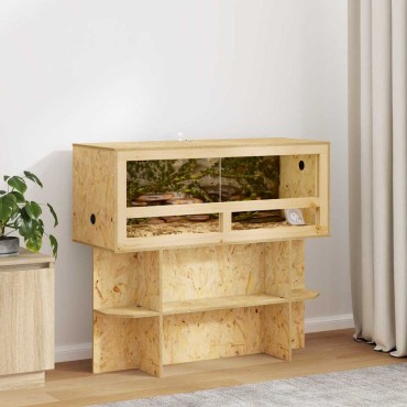 vidaXL Terrarium Καφέ 100 x 40 x 90 cm OSB