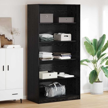 vidaXL Ντουλάπι Μαύρη Οξυά 100x50x200cm Επεξεργασμένο Ξύλο
