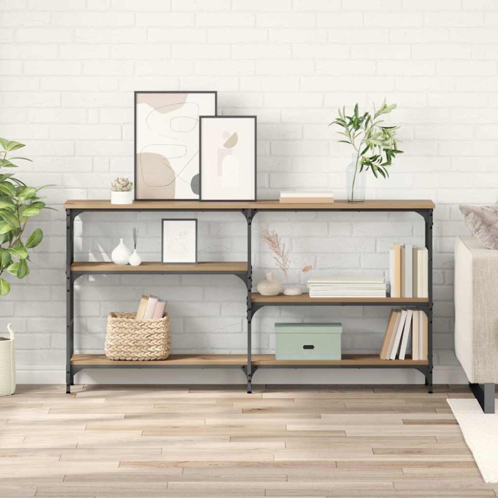 vidaXL Τραπέζι κονσόλας Artisan Oak 150x29x76,5 εκ 1 τεμ.