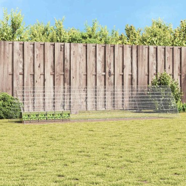 vidaXL Κλουβί Κουνελιού Ασημί 215 x 100 x 85 εκ Επικαλυμμένος Χάλυβας