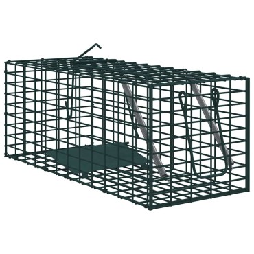 vidaXL Παγίδα Ζώων Πράσινο 31 x 13 x 12 εκ. Ατσάλι