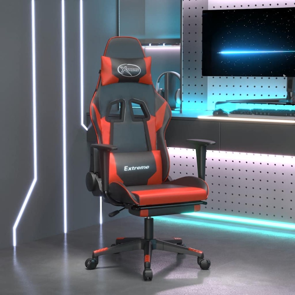vidaXL Καρέκλα Gaming Μασάζ Υποπόδιο Μαύρο/Πράσινο από Συνθετικό Δέρμα 67x58x(118-128)cm 1 τεμ. vidaXL Καρέκλα Gaming Μασάζ Υποπόδιο Μαύρο/Πράσινο από Συνθετικό Δέρμα 67x58x(118-128)cm 1 τεμ.