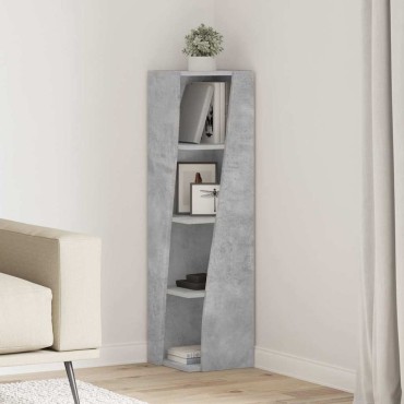 vidaXL Γωνιακό Ντουλάπι 27,5x27x102cm Επεξεργασμένο Ξύλο