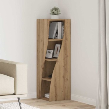 vidaXL Γωνιακό Ντουλάπι 32x32x102cm Επεξεργασμένο Ξύλο Artisan Oak