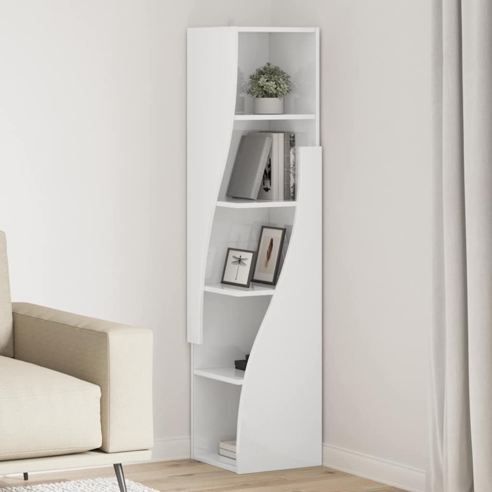 vidaXL Γωνιακό Ντουλάπι 32x32x140cm Επεξεργασμένο Ξύλο