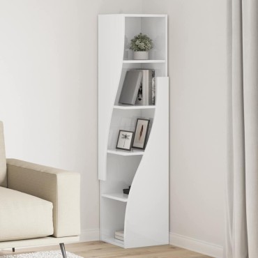 vidaXL Γωνιακό Ντουλάπι 32x32x140cm Επεξεργασμένο Ξύλο
