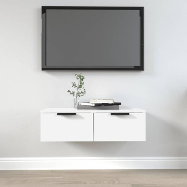 vidaXL Ντουλάπι Τοίχου Λευκό 68x30x20cm από Επεξεργασμένο Ξύλο 1 τεμ.