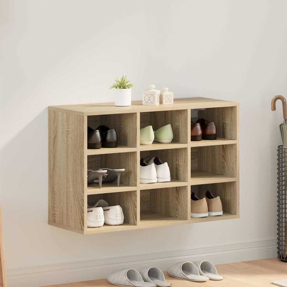 vidaXL Ντουλάπα Παπουτσιών 77,5x30x51cm Επεξεργασμένο Ξύλο
