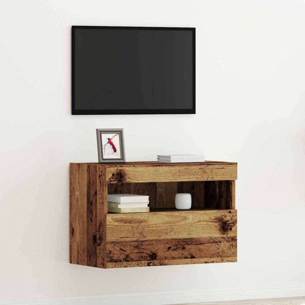 vidaXL Ντουλάπι Τηλεόρασης Τοίχου 60x30x40cm Παλαιό ξύλο