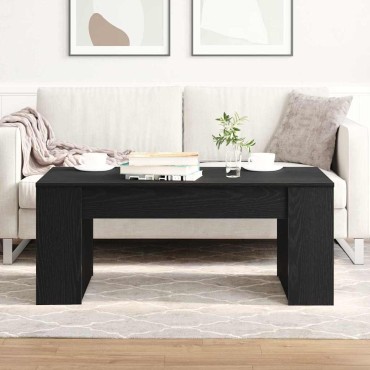 vidaXL Τραπεζάκι σαλονιού Μαύρη Οξυά 102x55x42cm 1 τεμ.