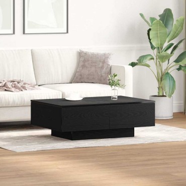 vidaXL Τραπεζάκι σαλονιού Μαύρη Οξυά 90x60x31cm 1 τεμ.