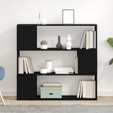vidaXL Σετ επίπλου τηλεόρασης 100x24x94cm Μαύρη Οξυά