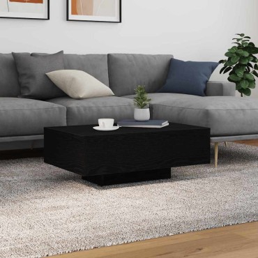 vidaXL Μαύρη Δρυς 85x55x31cm Επεξεργασμένο Ξύλο
