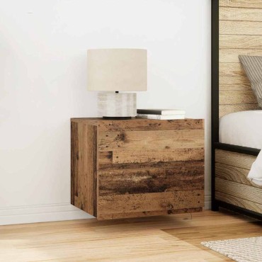 vidaXL Κομοδίνο Παλιό ξύλο 50x39x41cm Επεξεργασμένο Ξύλο 1 τεμ.