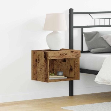 vidaXL Σετ επίπλου τηλεόρασης Επιτοίχιο Παλιό Ξύλο 40x30x30 εκ