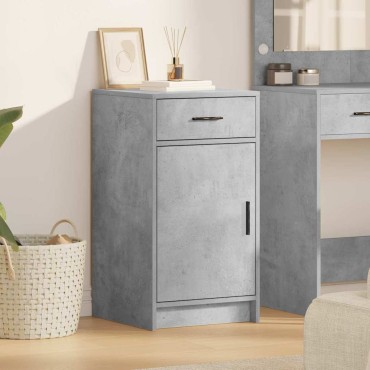 vidaXL Πλαϊνό γραφείο Σκυρόδεμα Γκρι 40x40.5x75 εκ 1 τεμ.