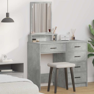 vidaXL Τραπέζι περιποίησης Σκυρόδεμα Γκρι 50x41x140cm
