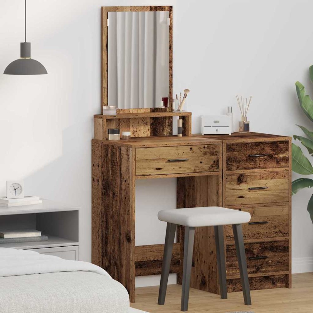 vidaXL Τραπέζι περιποίησης Παλιό ξύλο 50x41x140cm
