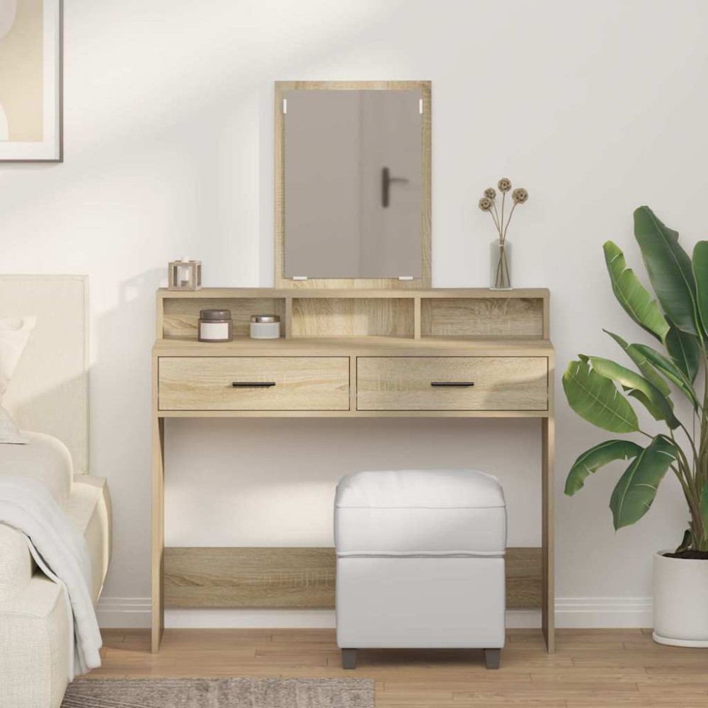vidaXL Τραπέζι περιποίησης Δρύς Sonoma 100x41x140cm