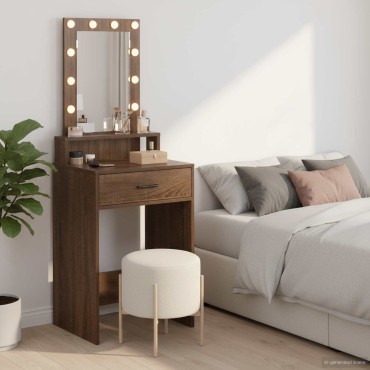 vidaXL Τραπέζι περιποίησης Καφέ 50x41x140cm Επεξεργασμένο Ξύλο
