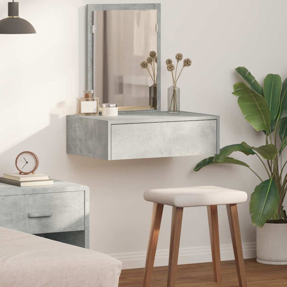 vidaXL Τραπέζι περιποίησης Γκρι 60x40x70cm Επεξεργασμένο Ξύλο