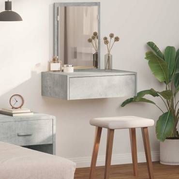 vidaXL Τραπέζι περιποίησης Γκρι 60x40x70cm Επεξεργασμένο Ξύλο