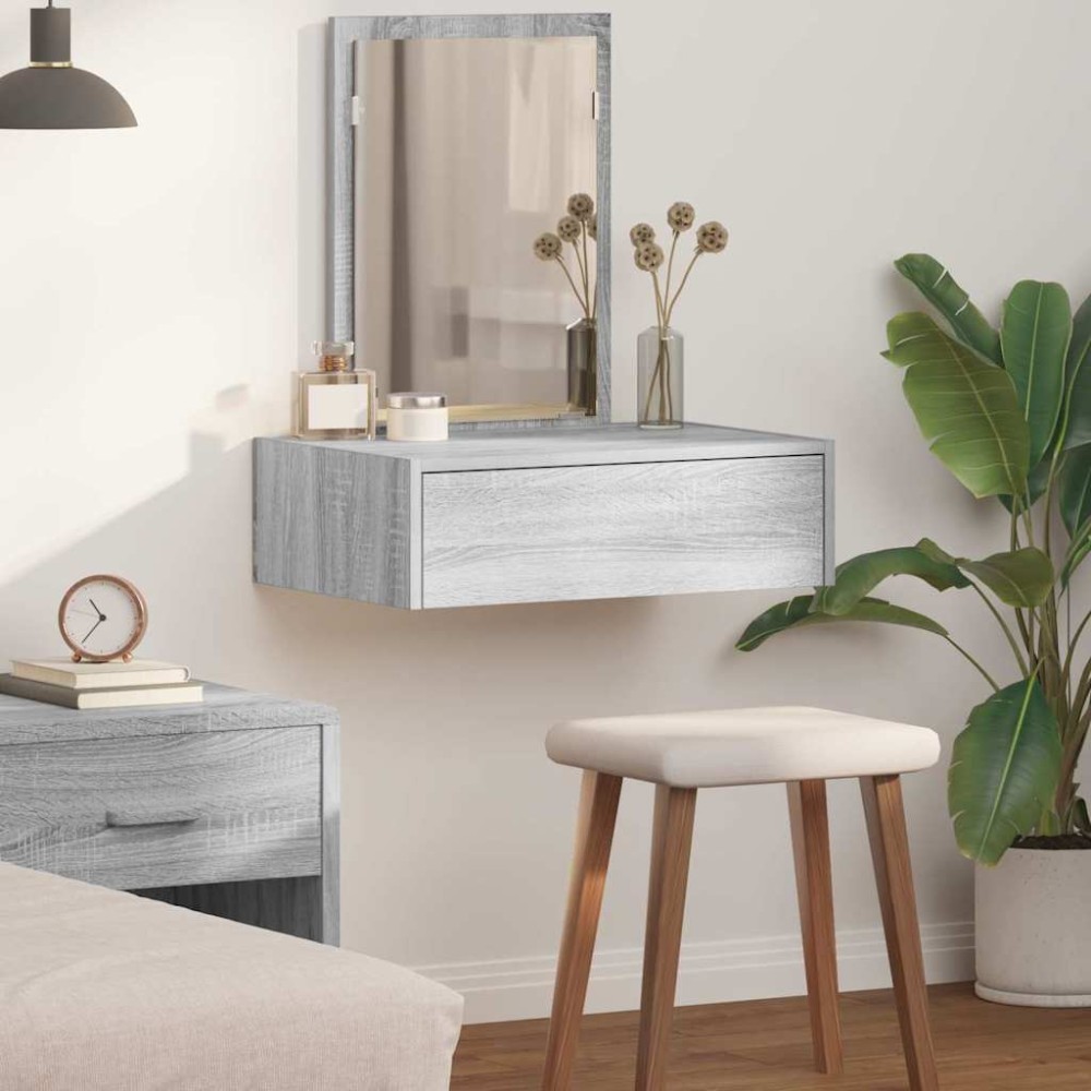vidaXL Τραπέζι περιποίησης Γκρι 60x40x70cm Επεξεργασμένο Ξύλο