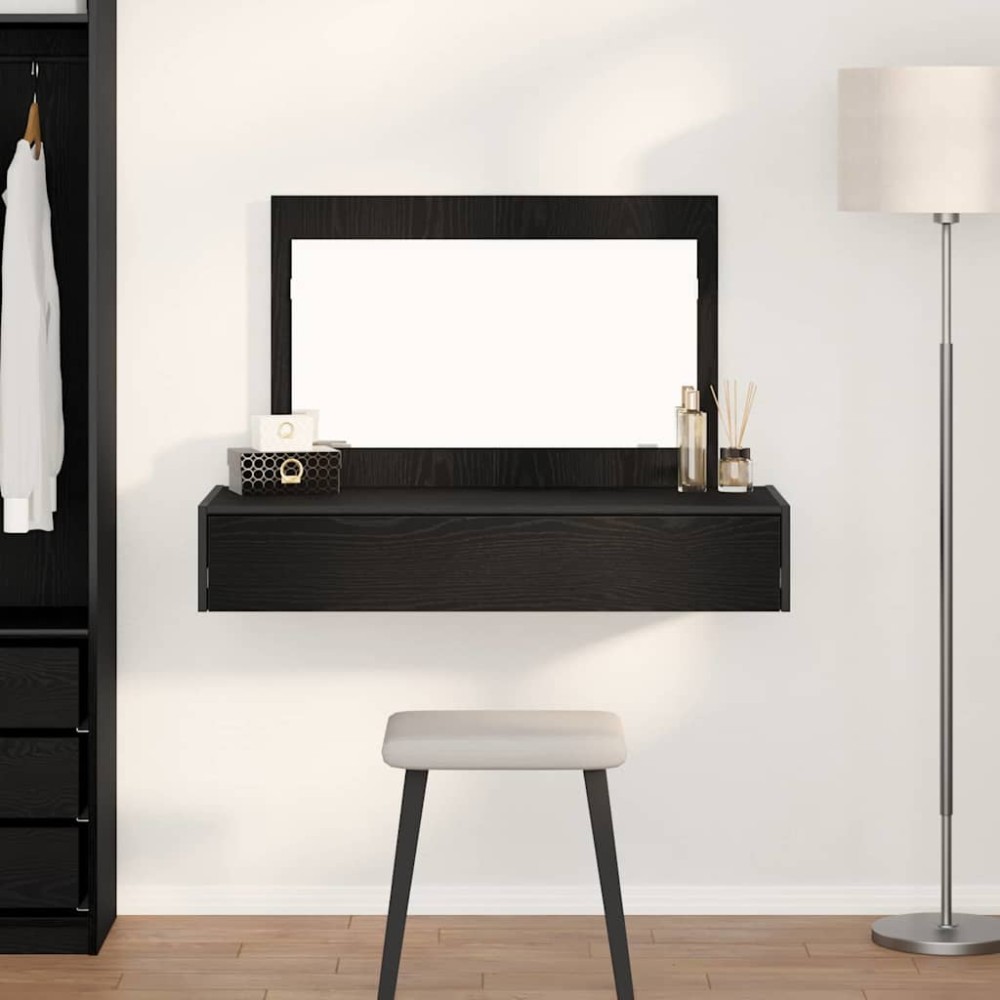 vidaXL Τραπέζι περιποίησης Μαύρο 100x40x70cm Επεξεργασμένο Ξύλο