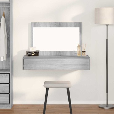 vidaXL Τραπέζι περιποίησης Γκρι 100x40x70cm Επεξεργασμένο Ξύλο