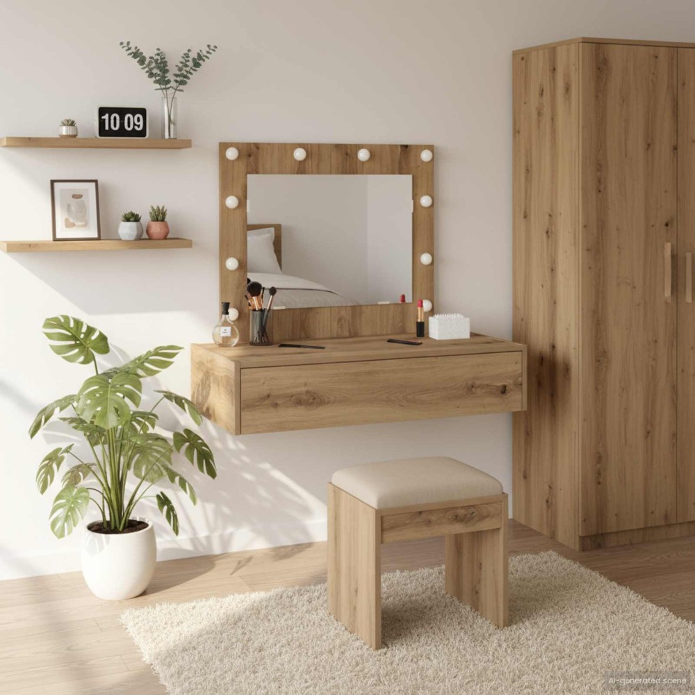 vidaXL Τραπέζι περιποίησης Καφέ 83x40x70cm Επεξεργασμένο Ξύλο