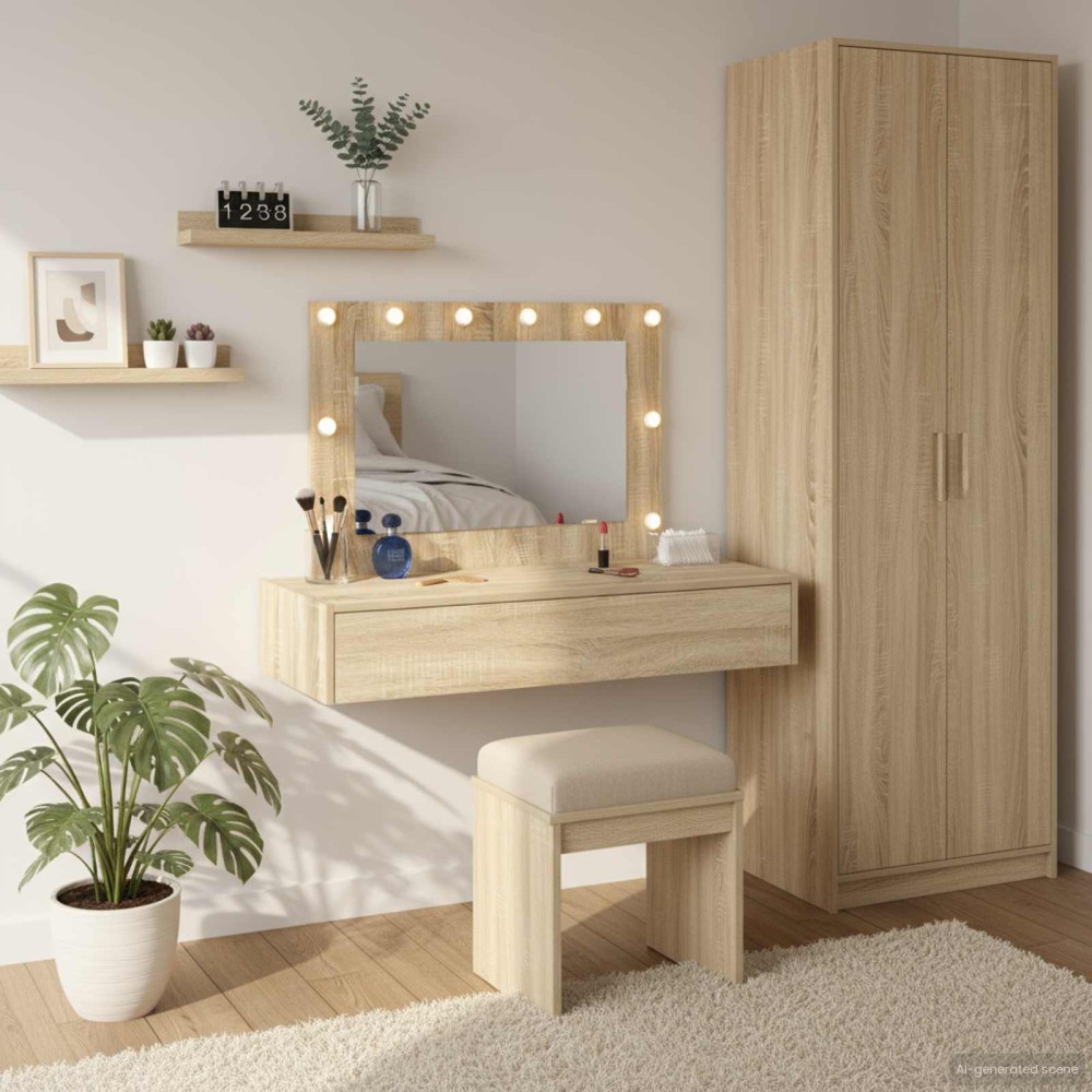 vidaXL Τραπέζι περιποίησης Καφέ 100x40x70cm Επεξεργασμένο Ξύλο