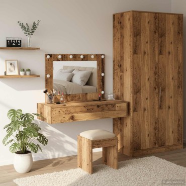 vidaXL Τραπέζι περιποίησης Καφέ 100x40x70cm Επεξεργασμένο Ξύλο