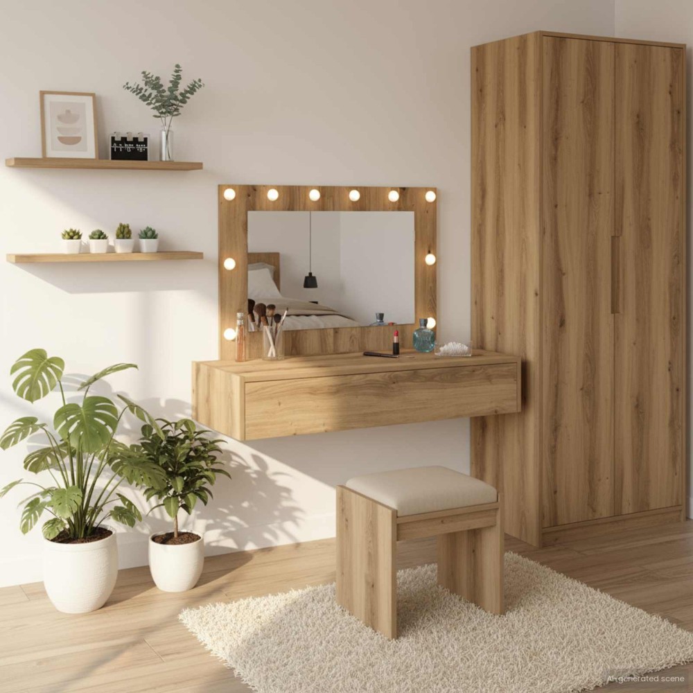 vidaXL Τραπέζι περιποίησης Καφέ 100x40x70cm Επεξεργασμένο Ξύλο