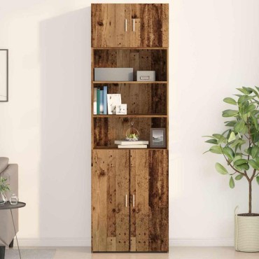 vidaXL Ντουλάπα Τοίχου Παλαιό ξύλο 70x42.5x40cm 1 τεμ.