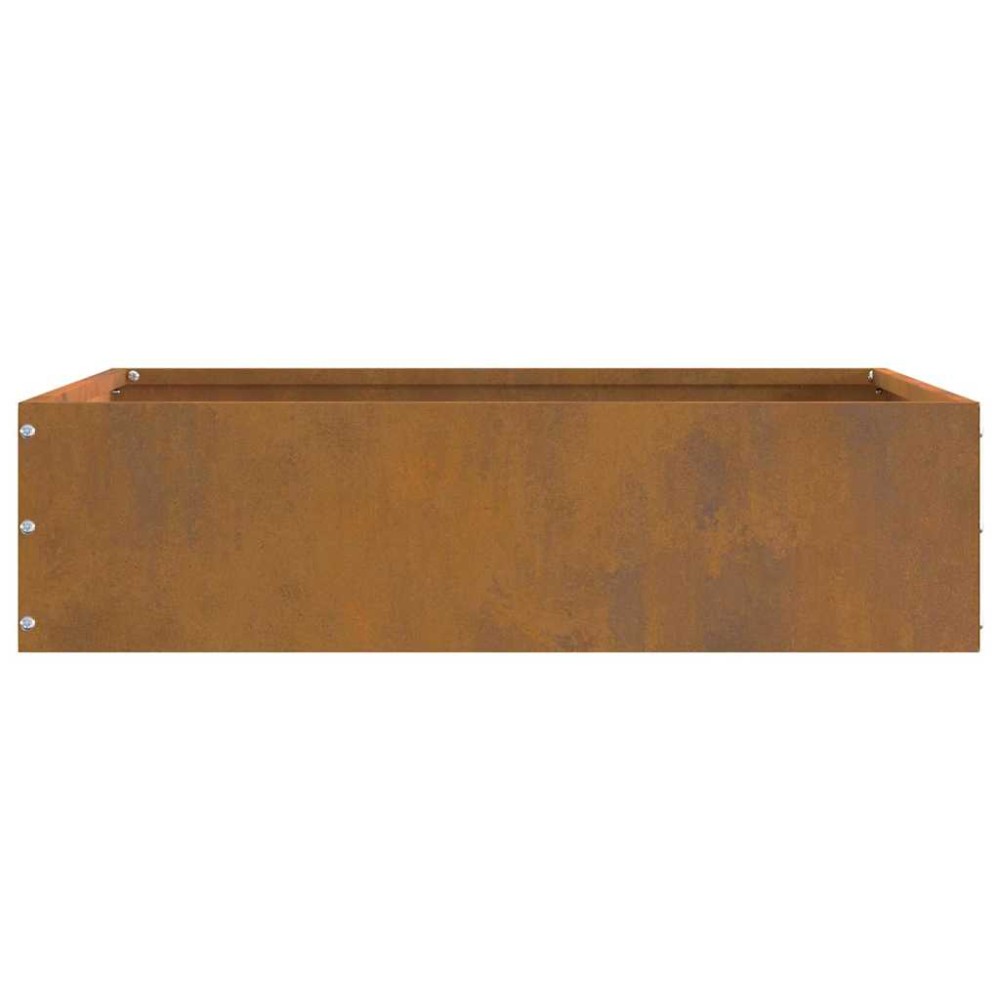 vidaXL Περίγραμμα γκαζόν Σκ rusty 50 x 50 x 13 εκ