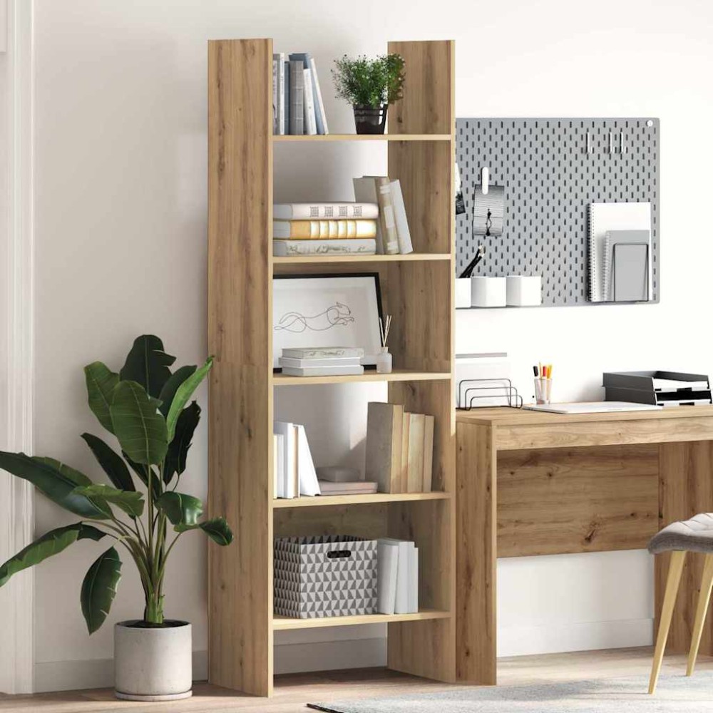vidaXL Βιβλιοθήκη 5 επιπέδων 60x35x180 εκατοστά Επεξεργασμένο Ξύλο 60x35x180cm 1 τεμ. vidaXL Βιβλιοθήκη 5 επιπέδων 60x35x180 εκατοστά Επεξεργασμένο Ξύλο 60x35x180cm 1 τεμ.