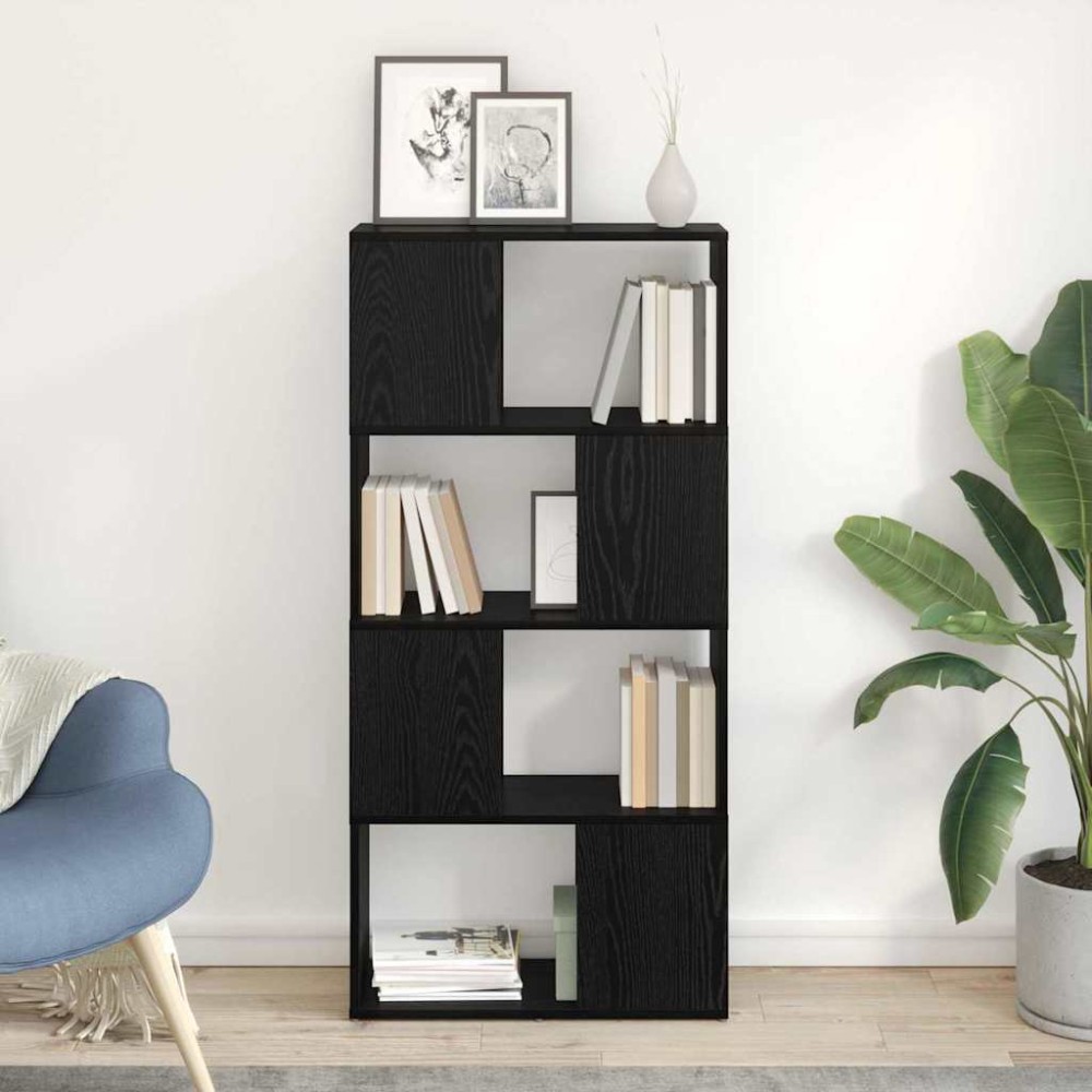 vidaXL Σετ επίπλου τηλεόρασης 60x24x125,5cm Μαύρο