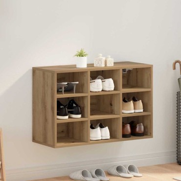 vidaXL Ντουλάπα Παπουτσιών 77,5x30x51cm Επεξεργασμένο Ξύλο