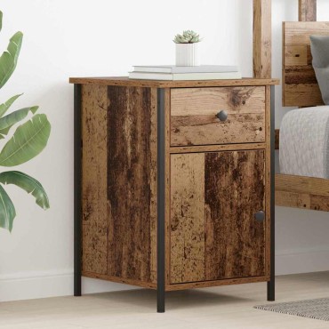 vidaXL Κομοδίνο 2 τεμ. Παλιό ξύλο 40x42x60cm Επεξεργασμένο Ξύλο