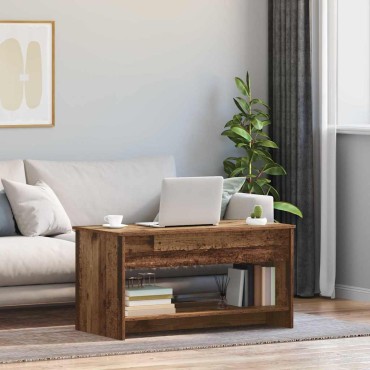 vidaXL Τραπεζάκι σαλονιού Παλιό Ξύλο 80x50,5x41,5 εκ 1 τεμ.