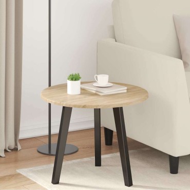 vidaXL Καπάκι τραπεζιού 50x1,5cm Γύρος Επεξεργασμένο Ξύλο