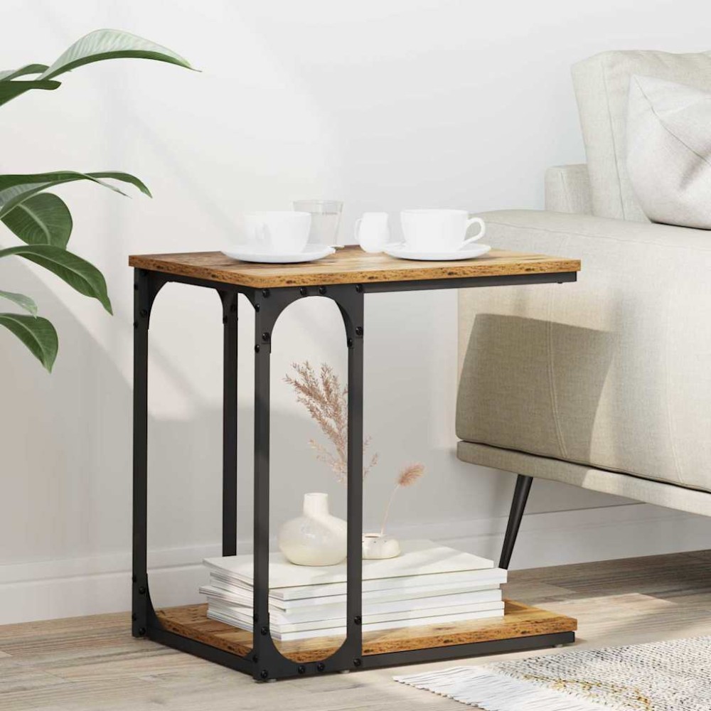 vidaXL Τραπεζάκι Πλευράς Παλιό Ξύλο 50x35x52cm Επεξεργασμένο Ξύλο 1 τεμ.