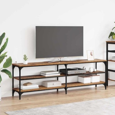 vidaXL Ντουλάπι TV Παλιό Ξύλο 160x30x50 εκ