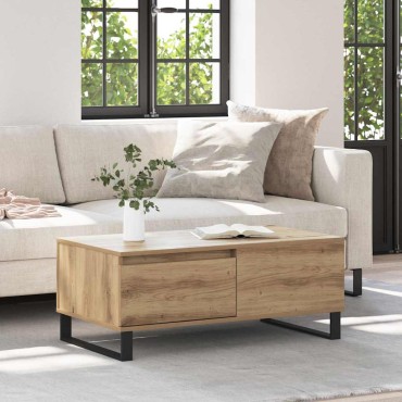vidaXL Τραπεζάκι σαλονιού Artisan Oak 90x50x36,5 εκ 1 τεμ.