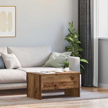 vidaXL Τραπεζάκι σαλονιού Παλιό Ξύλο 102x50,5x46,5cm 1 τεμ.